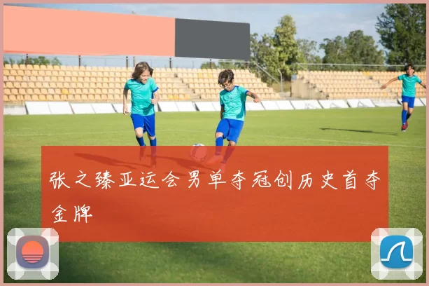 张之臻亚运会男单夺冠创历史首夺金牌